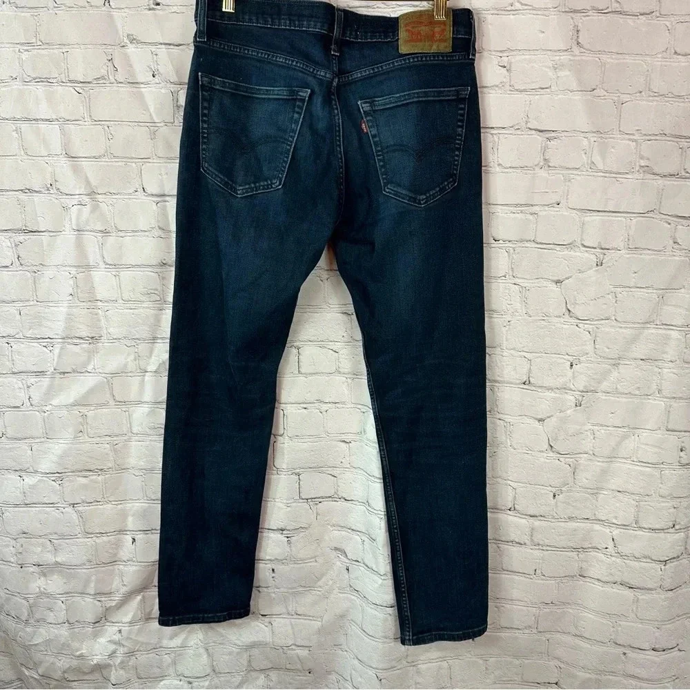 mens levi's performance dark wash jeans 502 taper fit 32x31